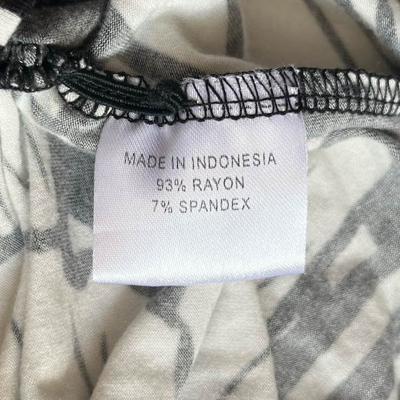 Joyous & Free Black and White Leopard and Floral Print Mini Dress - Picture 6 of 7